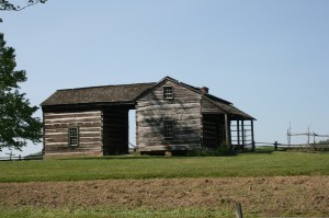 Jackson's Mill dog trot log cabin
