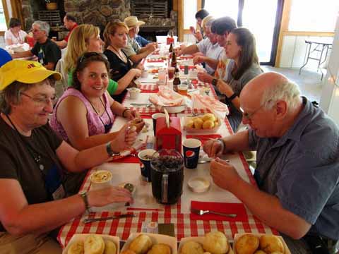 Happy conference attendees about to enjoy a lobster boil at the 2010 conference hosted by Old Sturbridge Village. There were no lobster recipes on the OSV website, so here's one for cranberry sauce.