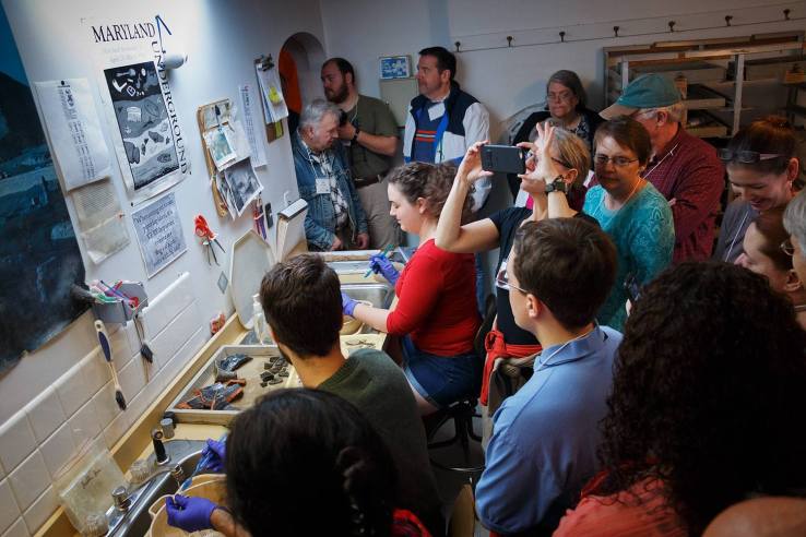 Tour of the HSMC archeology lab