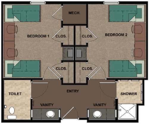 new hall room layout